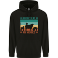 I Don't Eat My Homies Funny Vegan Vegetarian Childrens Kids Hoodie Black