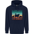 I Don't Eat My Homies Funny Vegan Vegetarian Childrens Kids Hoodie Navy Blue