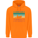 I Don't Eat My Homies Funny Vegan Vegetarian Childrens Kids Hoodie Orange