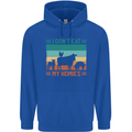 I Don't Eat My Homies Funny Vegan Vegetarian Childrens Kids Hoodie Royal Blue
