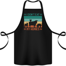 I Don't Eat My Homies Funny Vegan Vegetarian Cotton Apron 100% Organic Black