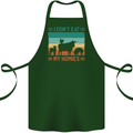 I Don't Eat My Homies Funny Vegan Vegetarian Cotton Apron 100% Organic Forest Green