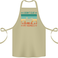 I Don't Eat My Homies Funny Vegan Vegetarian Cotton Apron 100% Organic Khaki