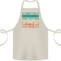 I Don't Eat My Homies Funny Vegan Vegetarian Cotton Apron 100% Organic Natural