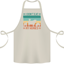 I Don't Eat My Homies Funny Vegan Vegetarian Cotton Apron 100% Organic Natural