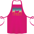 I Don't Eat My Homies Funny Vegan Vegetarian Cotton Apron 100% Organic Pink