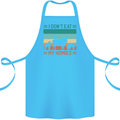 I Don't Eat My Homies Funny Vegan Vegetarian Cotton Apron 100% Organic Turquoise
