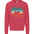 I Don't Eat My Homies Funny Vegan Vegetarian Kids Sweatshirt Jumper Heliconia