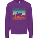 I Don't Eat My Homies Funny Vegan Vegetarian Kids Sweatshirt Jumper Purple