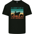 I Don't Eat My Homies Funny Vegan Vegetarian Kids T-Shirt Childrens Black