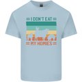I Don't Eat My Homies Funny Vegan Vegetarian Kids T-Shirt Childrens Light Blue