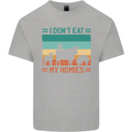 I Don't Eat My Homies Funny Vegan Vegetarian Mens Cotton T-Shirt Tee Top Sports Grey