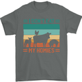 I Don't Eat My Homies Funny Vegan Vegetarian Mens T-Shirt 100% Cotton Charcoal