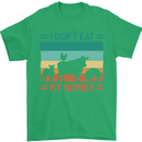 I Don't Eat My Homies Funny Vegan Vegetarian Mens T-Shirt 100% Cotton Irish Green