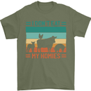 I Don't Eat My Homies Funny Vegan Vegetarian Mens T-Shirt 100% Cotton Military Green
