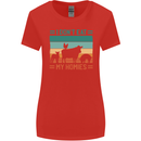 I Don't Eat My Homies Funny Vegan Vegetarian Womens Wider Cut T-Shirt Red
