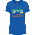 I Don't Eat My Homies Funny Vegan Vegetarian Womens Wider Cut T-Shirt Royal Blue