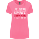 I Don't Mean I'm a Drummer Drumming Drum Womens Wider Cut T-Shirt Azalea