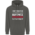 I Don't Mean I'm a Swimmer Swimming Childrens Kids Hoodie Storm Grey