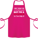 I Don't Mean I'm a Swimmer Swimming Cotton Apron 100% Organic Pink
