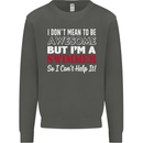 I Don't Mean I'm a Swimmer Swimming Kids Sweatshirt Jumper Storm Grey