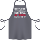 I Don't Mean to Be Awesome Biker Motorbike Cotton Apron 100% Organic Steel