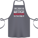 I Don't Mean to Be Badminton Player Cotton Apron 100% Organic Steel