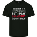 I Don't Mean to Be Badminton Player Kids T-Shirt Childrens Black