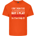 I Don't Mean to Be Badminton Player Kids T-Shirt Childrens Orange