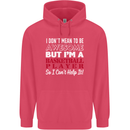 I Don't Mean to Be Basketball Player Childrens Kids Hoodie Heliconia