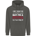 I Don't Mean to Be Basketball Player Childrens Kids Hoodie Storm Grey