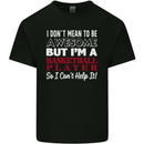 I Don't Mean to Be Basketball Player Kids T-Shirt Childrens Black