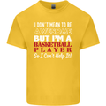 I Don't Mean to Be Basketball Player Kids T-Shirt Childrens Yellow