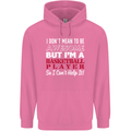 I Don't Mean to Be Basketball Player Mens 80% Cotton Hoodie Azelea