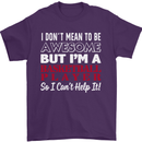 I Don't Mean to Be Basketball Player Mens T-Shirt Cotton Gildan Purple