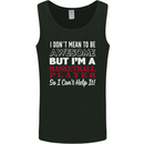 I Don't Mean to Be Basketball Player Mens Vest Tank Top Black