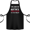 I Don't Mean to Be Chess Player Cotton Apron 100% Organic Black