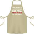 I Don't Mean to Be Chess Player Cotton Apron 100% Organic Khaki
