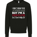 I Don't Mean to Be Chess Player Kids Sweatshirt Jumper Black
