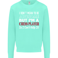 I Don't Mean to Be Chess Player Kids Sweatshirt Jumper Peppermint