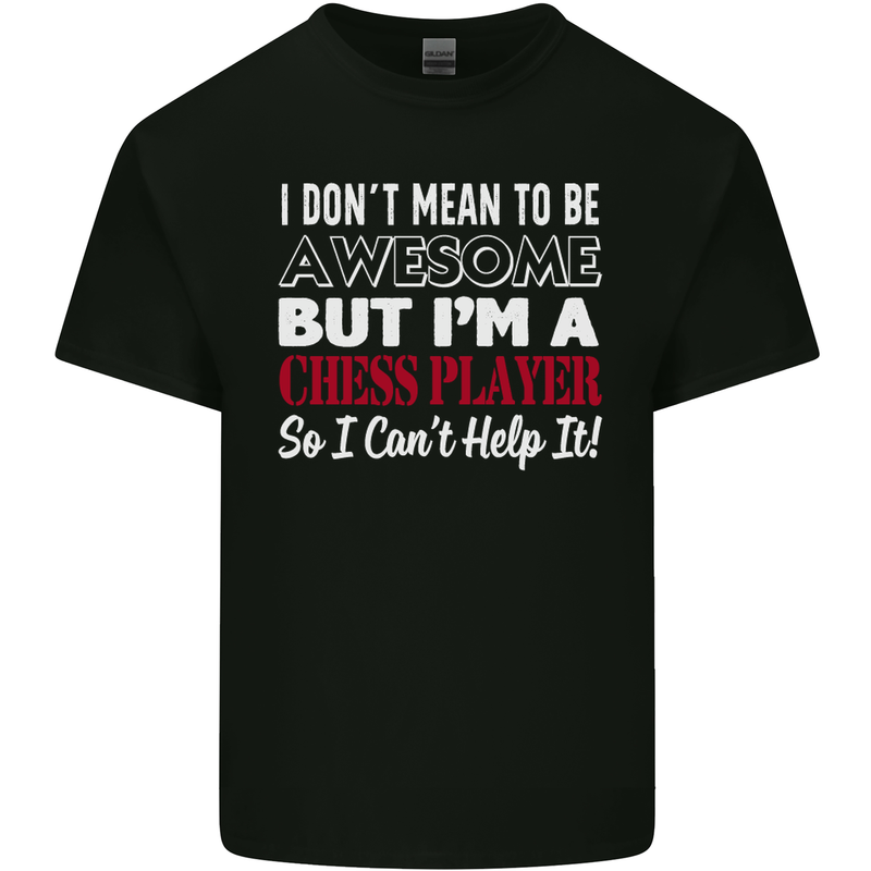 I Don't Mean to Be Chess Player Kids T-Shirt Childrens Black