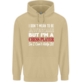 I Don't Mean to Be Chess Player Mens 80% Cotton Hoodie Sand