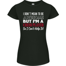 I Don't Mean to Be Chess Player Womens Petite Cut T-Shirt Black