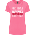 I Don't Mean to Be Chess Player Womens Wider Cut T-Shirt Azalea