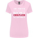 I Don't Mean to Be Chess Player Womens Wider Cut T-Shirt Light Pink