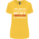 I Don't Mean to Be Chess Player Womens Wider Cut T-Shirt Yellow