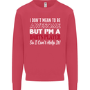I Don't Mean to Be Darts Player Kids Sweatshirt Jumper Heliconia