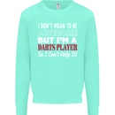 I Don't Mean to Be Darts Player Kids Sweatshirt Jumper Peppermint
