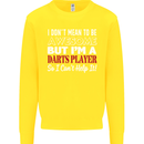 I Don't Mean to Be Darts Player Kids Sweatshirt Jumper Yellow