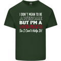 I Don't Mean to Be Darts Player Mens Cotton T-Shirt Tee Top Forest Green